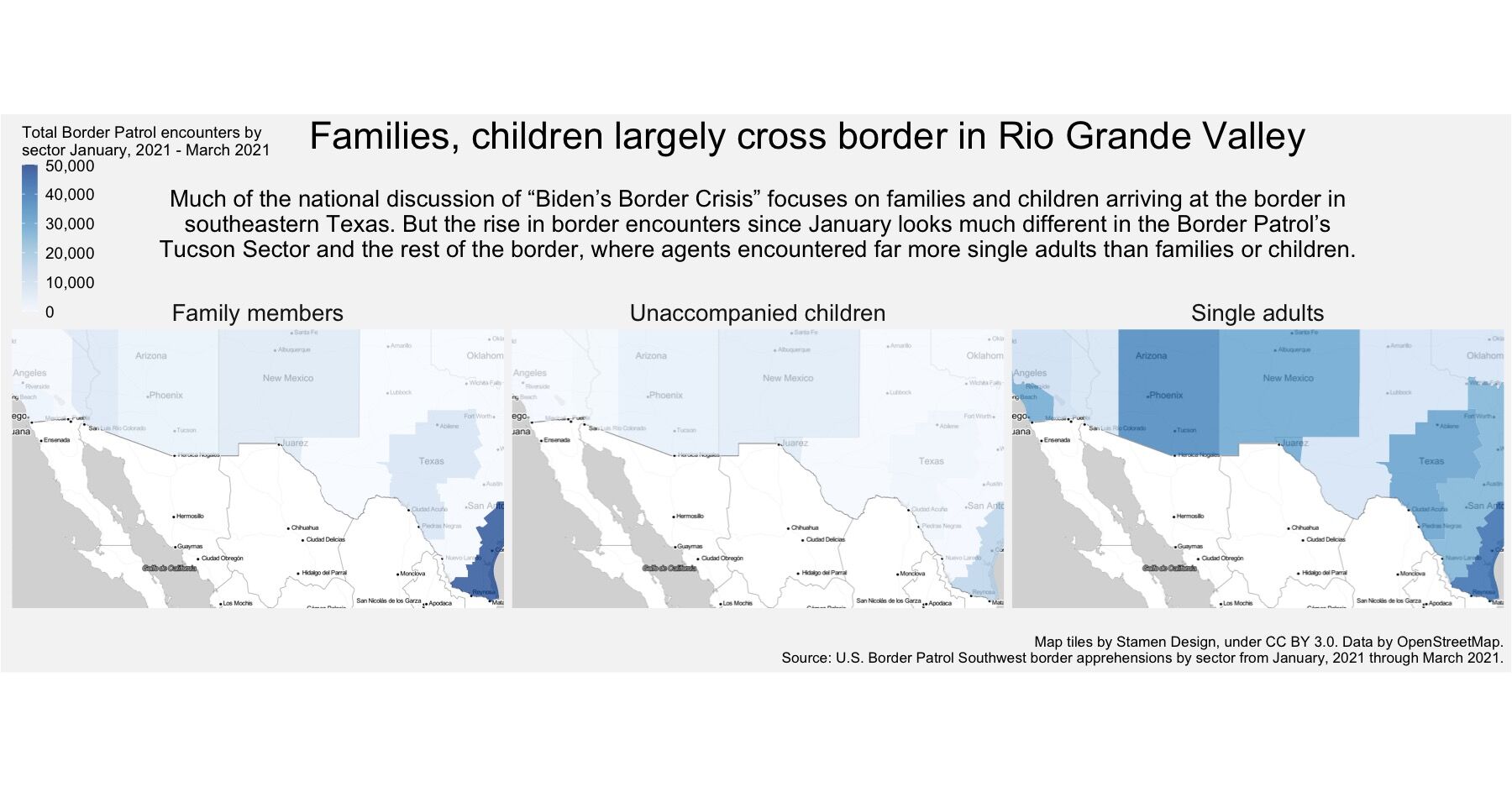 Families, children largely cross border in Rio Grande Valley